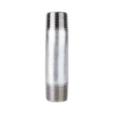 STZ Industries 1/4 in. MIP each X 1/4 in. D MIP Galvanized Steel 5-1/2 in. L Nipple, Pack of 5