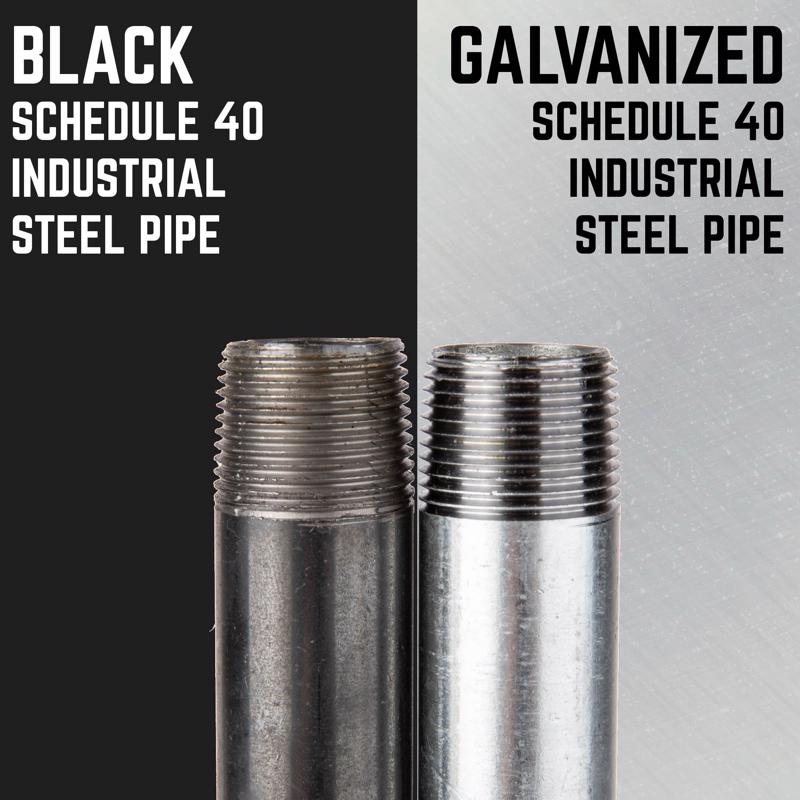 STZ Industries 3/8 in. MIP each X 3/8 in. D MIP Galvanized Steel 2-1/2 in. L Nipple, Pack of 5