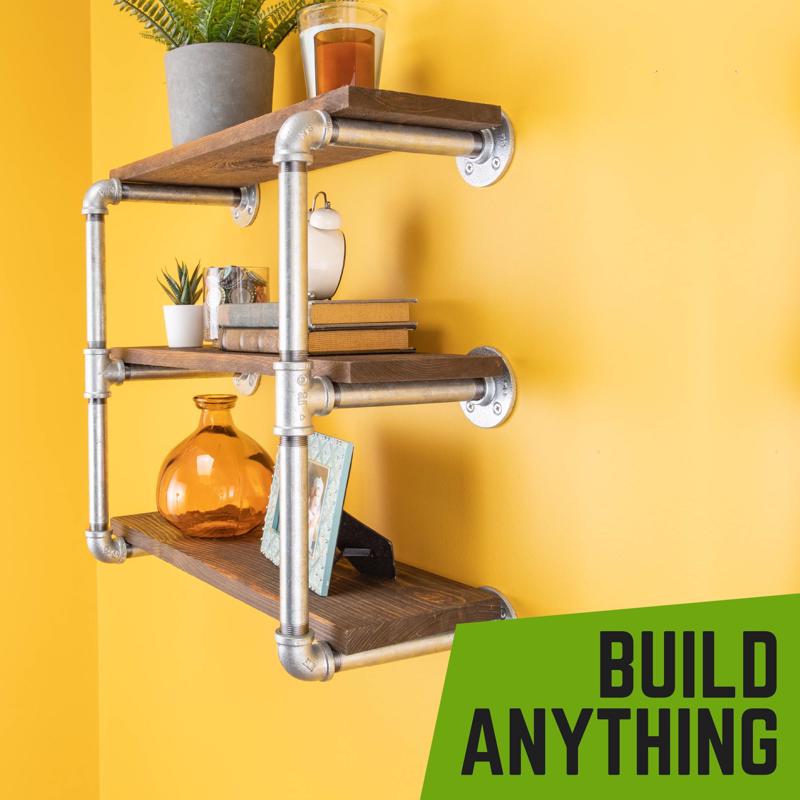 STZ Industries 3/8 in. MIP each X 3/8 in. D MIP Galvanized Steel 4-1/2 in. L Nipple, Pack of 5