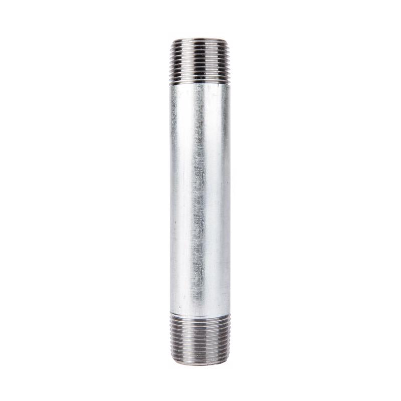 STZ Industries 3/8 in. MIP each X 3/8 in. D MIP Galvanized Steel 5-1/2 in. L Nipple, Pack of 5