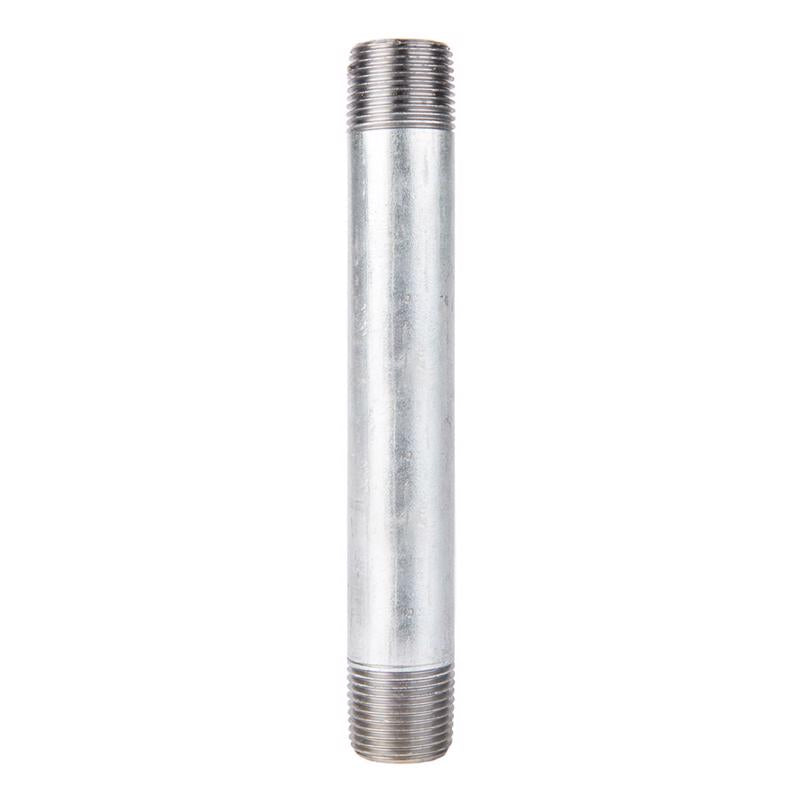 STZ Industries 1/2 in. MIP each X 1/2 in. D MIP Galvanized Steel 5-1/2 in. L Nipple, Pack of 5