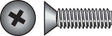 HILLMAN No. 1/4-20 X 3/4 in. L Phillips Flat Head Zinc-Plated Steel Machine Screws 100 pk