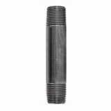 STZ Industries 3/8 in. MIP each X 3/8 in. D MIP Black Steel 4 in. L Nipple, Pack of 5