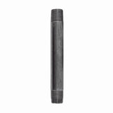 STZ Industries 3/8 in. MIP each X 3/8 in. D MIP Black Steel 6 in. L Nipple, Pack of 5