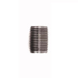 STZ Industries 1/2 in. MIP each X 1/2 in. D MIP Black Steel Close Nipple, Pack of 5