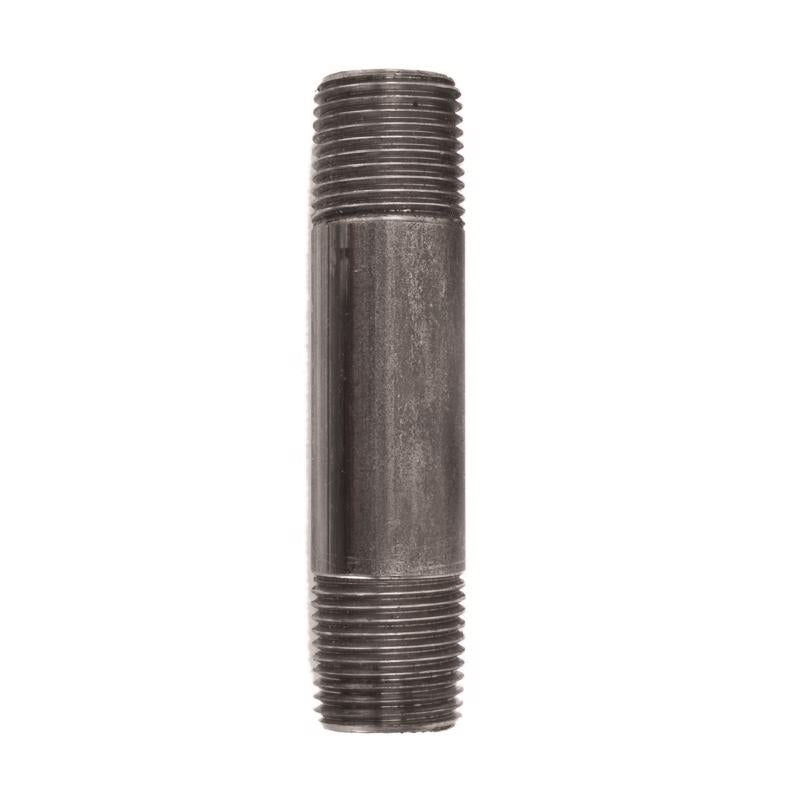 STZ Industries 1/2 in. MIP each X 1/2 in. D MIP Black Steel 3-1/2 in. L Nipple, Pack of 5