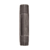 STZ Industries 1/2 in. MIP each X 1/2 in. D MIP Black Steel 3-1/2 in. L Nipple, Pack of 5