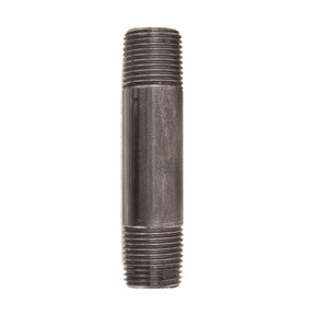 STZ Industries 1/2 in. MIP each X 1/2 in. D MIP Black Steel 3-1/2 in. L Nipple, Pack of 5