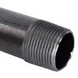 STZ Industries 1/2 in. MIP each X 1/2 in. D MIP Black Steel 4 in. L Nipple, Pack of 5