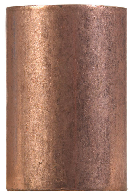 NIBCO 3/4 in. Sweat X 3/4 in. D Sweat Copper Coupling with Stop 1 pk, Pack of 25