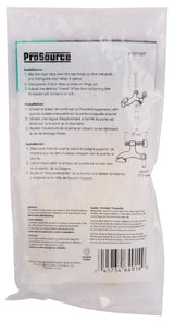 ProSource H20-B040-PS Deluxe Hinge Pin Door Stop, 2-5/8 in Projection, Die-Cast Zinc & Plastic, Polished Brass