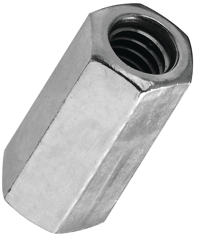 National Hardware 4003BC Series N182-667 Coupler, UNC Coarse Thread, 1/4-20 Thread, Steel, Zinc-Plated, Pack of 20