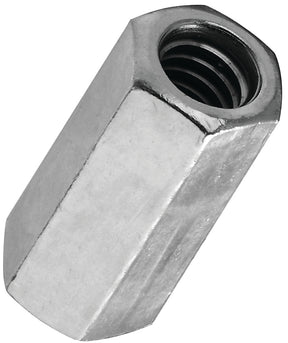 National Hardware 4003BC Series N182-667 Coupler, UNC Coarse Thread, 1/4-20 Thread, Steel, Zinc-Plated, Pack of 20