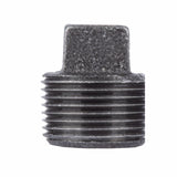 STZ Industries 3/8 in. MIP each Black Malleable Iron Plug