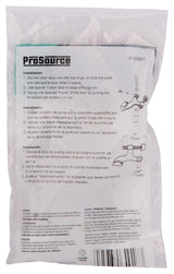 ProSource H20-B043-PS Deluxe Hinge Pin Door Stop, 2-5/8 in Projection, Die-Cast Zinc & Plastic, Satin Nickel