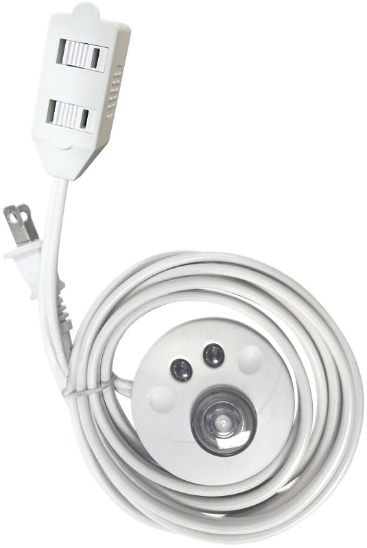 PowerZone ORFSL783609 Extension Cord, 16 AWG Cable, 1-15P Polarized Plug, 1-15R Polarized Receptacle, 9 ft L, 13 A