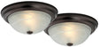 Boston Harbor F51WH02-1006-ORB Flush-Mount Ceiling Fixture, 120 V, 60 W, CFL Lamp, Bronze Fixture, Pack of 2
