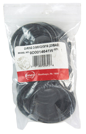 Danco 2-3/8 in. D X 2 in. D #110 Rubber O-Ring 20 pk