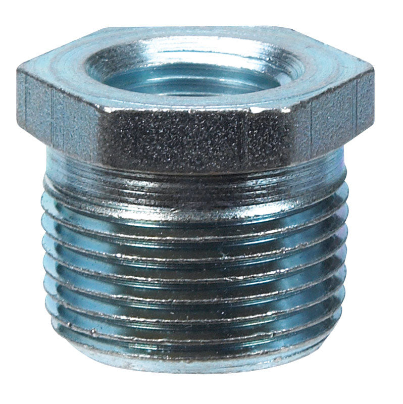 Billco Corporation 1/2 in. MPT X 1/4 in. D MPT Galvanized Hex Bushing, Pack of 5