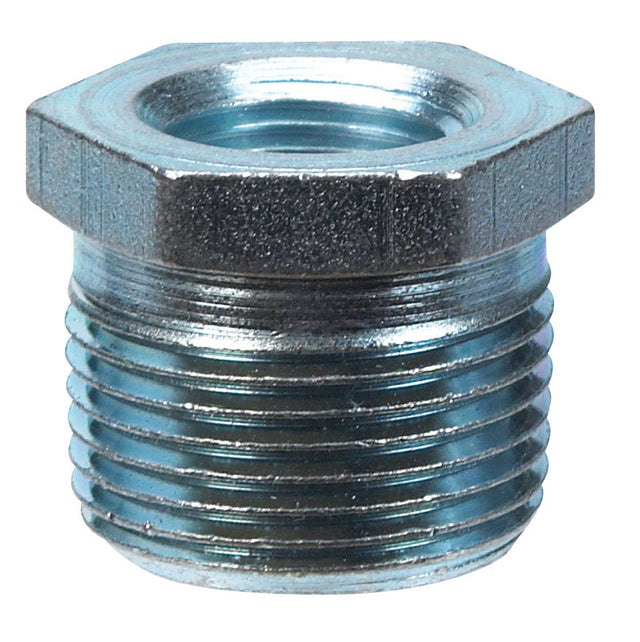 Billco Corporation 1/2 in. MPT X 1/4 in. D MPT Galvanized Hex Bushing, Pack of 5