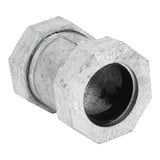STZ Industries 1-1/4 in. Compression X 1-1/4 in. D Compression Galvanized Malleable Iron 3 in. L Cou