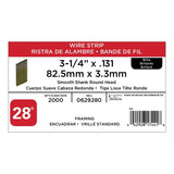 ProFIT 629250 Framing Nail, 2-3/8 in L, 11.5 ga, Stainless Steel, Brite, Offset Round Head, Smooth Shank