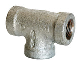 Anvil 1/8 in. FPT X 1/8 in. D FPT 1/8 in. D FPT Galvanized Malleable Iron Reducing Tee