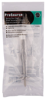 ProSource H61-Z012-PS Light-Duty Door Stop, 3/4" in Dia Base, 3 in Projection, Plastic & Steel, Chrome