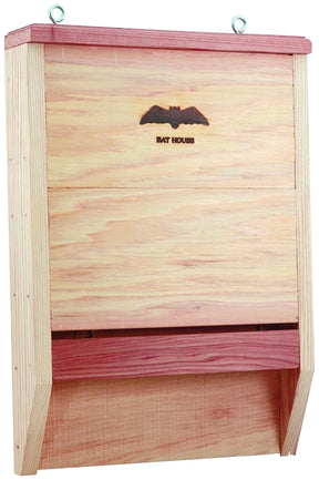 Heath BAT-1 Bat House, 2-1/2 ft W, 11-1/2 ft D, 16-1/4 ft H, Cedar Wood, Pack of 4