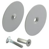 Defender Security U 9515 Hole Cover Plate, Steel, Painted, For: 1-3/4 in Thick Doors