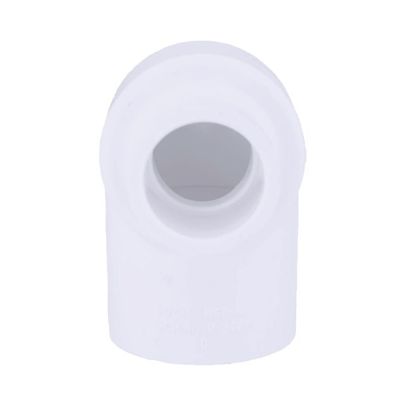 Charlotte Pipe Schedule 40 1 in. Slip X 1/2 in. D Slip PVC Elbow 1 pk