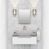 Zenna Home 20-1/8 in. H X 16-1/8 in. W X 3.25 in. D Rectangle Medicine Cabinet