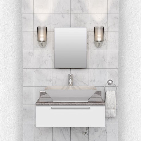 Zenna Home 20-1/8 in. H X 16-1/8 in. W X 3.25 in. D Rectangle Medicine Cabinet