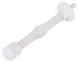 ProSource H61-Z018-PS Light-Duty Door Stop, 3/4" in Dia Base, 3 in Projection, Plastic & Steel, White