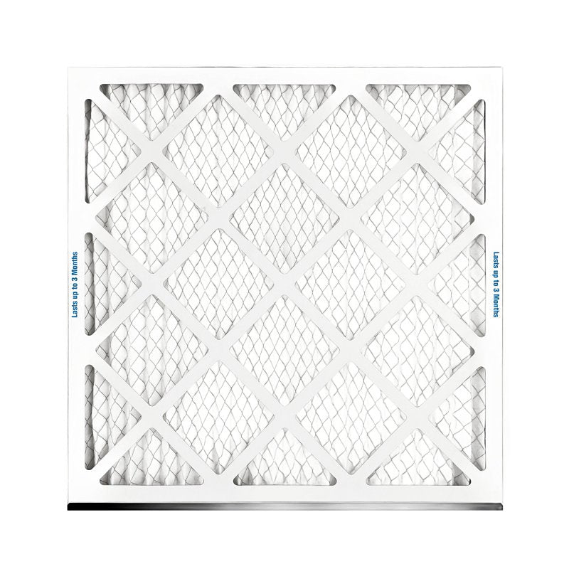 True Blue 220201 Air Filter, Pleated, 1 in Thick, 20 in L, 20 in W, 7 MERV, Cardboard Frame, Pack of 12