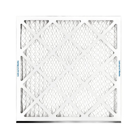 True Blue 220201 Air Filter, Pleated, 1 in Thick, 20 in L, 20 in W, 7 MERV, Cardboard Frame, Pack of 12