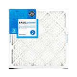 True Blue 220201 Air Filter, Pleated, 1 in Thick, 20 in L, 20 in W, 7 MERV, Cardboard Frame, Pack of 12