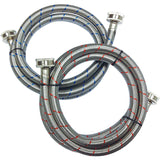 Ace 3/4 in. FHT in. X 3/4 in. D FHT 60 in. Braided Stainless Steel Washing Machine Supply Line