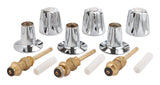 Ace For Pfister Verve Chrome Tub and Shower 3-Handle Remodeling Kit