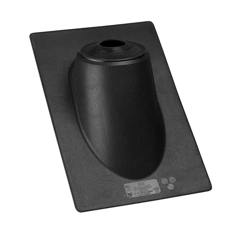 Oatey High-Rise 11 in. W X 19 in. L Soft Plastic Roof Flashing Black, Pack of 6