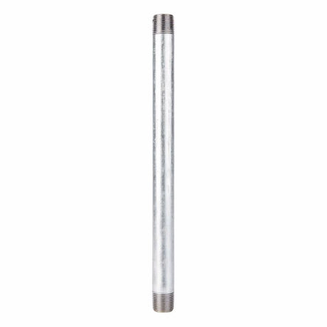 STZ Industries 1/2 in. MIP each X 1/2 in. D Galvanized Steel 11 in. L Nipple