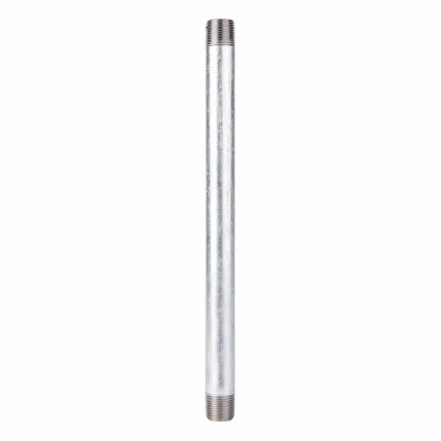 STZ Industries 1/2 in. MIP each X 1/2 in. D Galvanized Steel 11 in. L Nipple