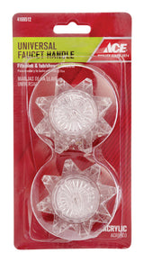 Ace For Universal Clear Sink and Tub and Shower Faucet Handles