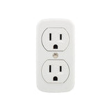 Eaton 78W-BOX Duplex Receptacle, 2-Pole, 15 A, 125 V, NEMA: NEMA 5-15R, White