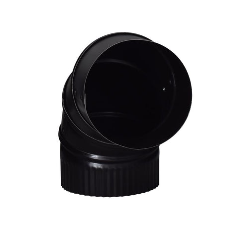 Imperial 3 in. D X 3 in. D Adjustable 90 deg Galvanized Steel Stove Pipe Elbow, Pack of 4