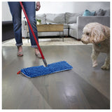 O-Cedar 145643 Flip Mop Refill, Chenille/Microfiber, Blue/White