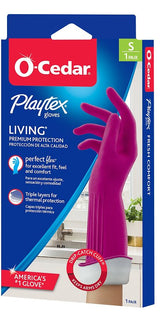 Playtex Living Series 166118 Reusable Gloves, S, Latex/Neoprene/Nitrile, Gray, Pack of 6