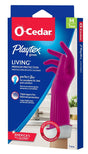Playtex Living Series 166119 Reusable Gloves, M, Latex/Neoprene/Nitrile, Gray, Pack of 6