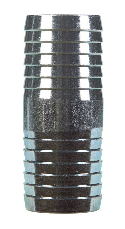 STZ Industries 1-1/4 in. Barb X 1-1/4 in. D Barb Galvanized Steel Coupling
