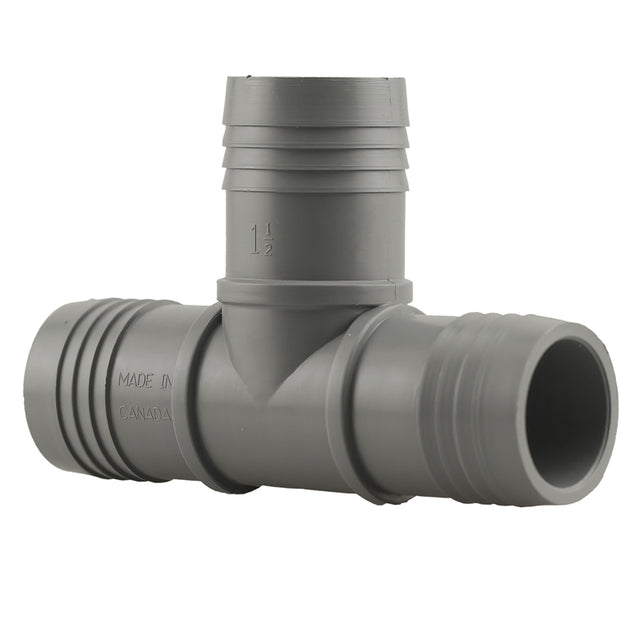 Boshart Industries 1-1/2 in. Insert X 1-1/2 in. D Insert Polypropylene Tee 1 pk